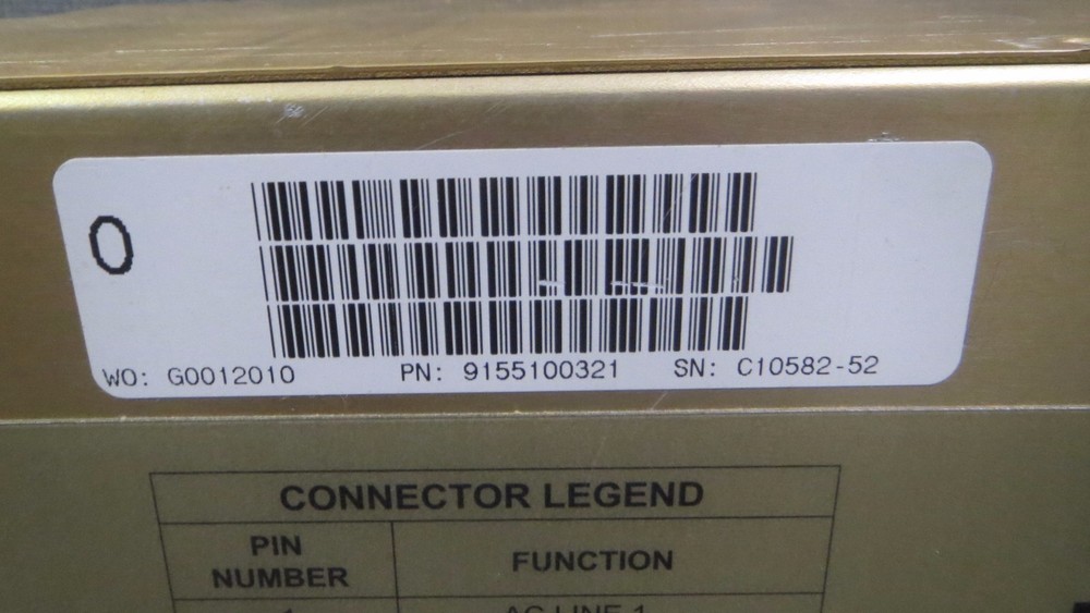 EMERSON / POWER CONVERSION RECTIFIER 48V 70 AMP 4000W # 9155100321 # G-48-70D