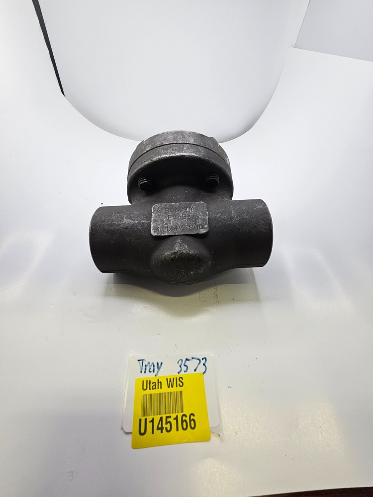 Bonney Forge 1-1/4" 237633-0011 Class 800 Piston Check Valve, Socket Weld
