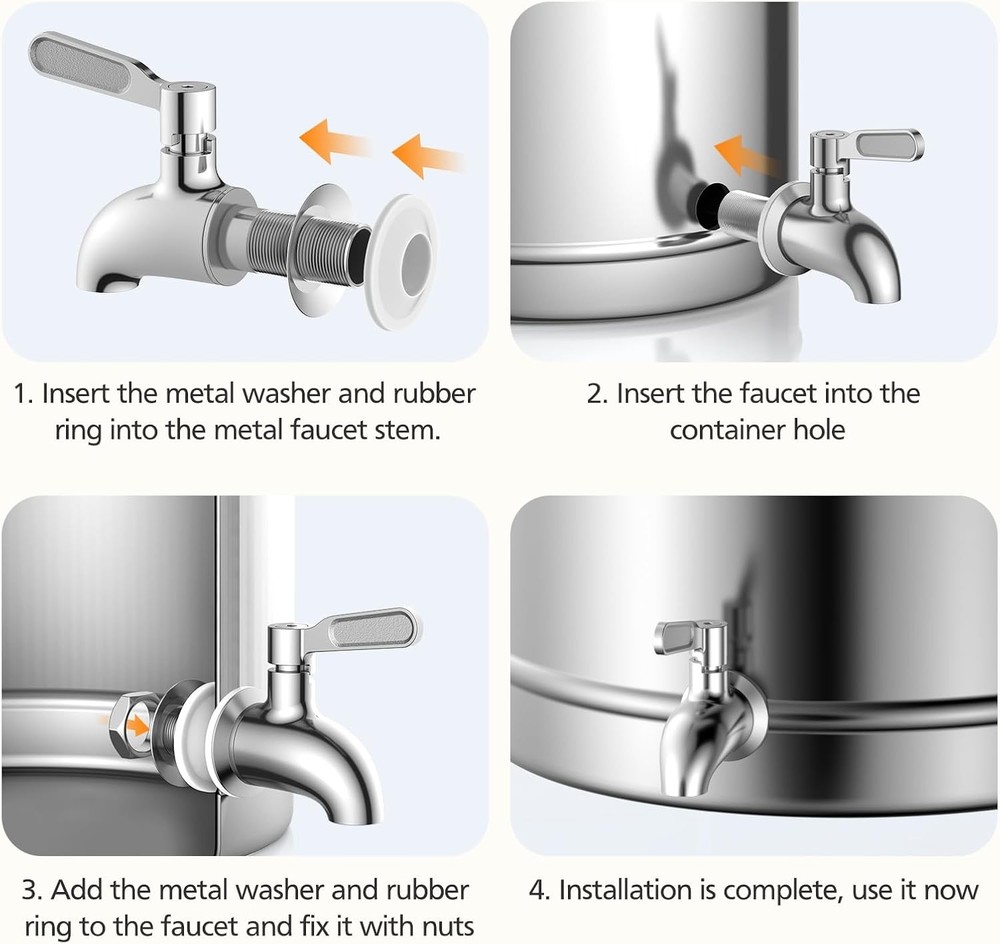 Stainless Steel Spigot - Fits Alexapure Pro Berkey Systems ProOne