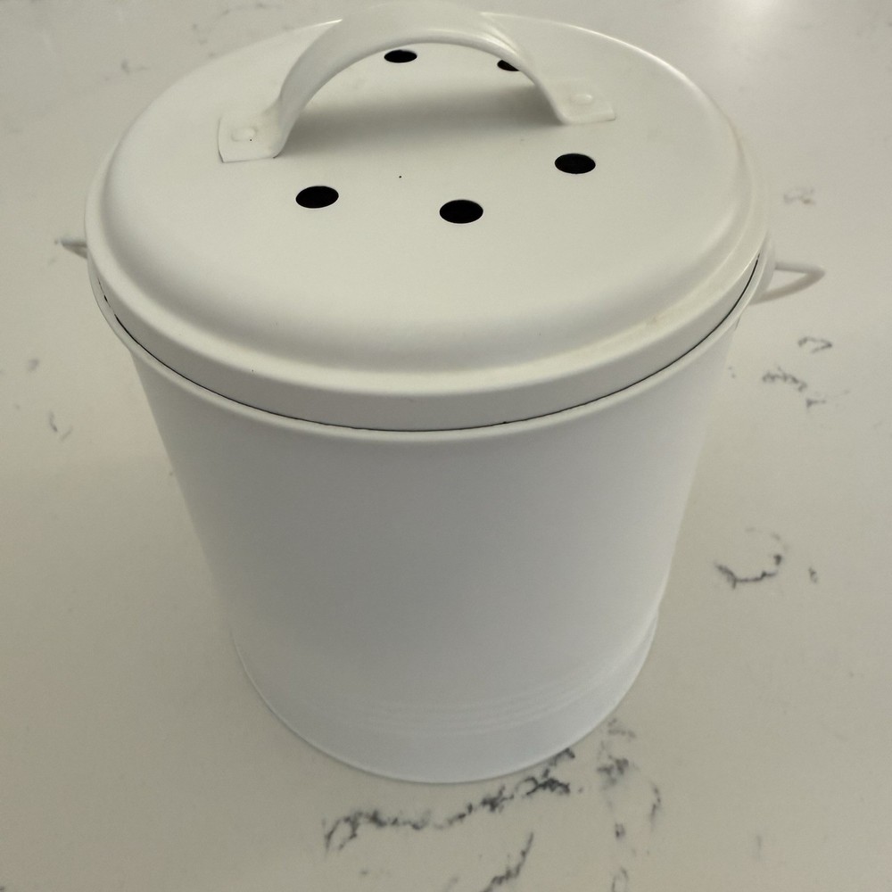 Countertop Compost Bin~White