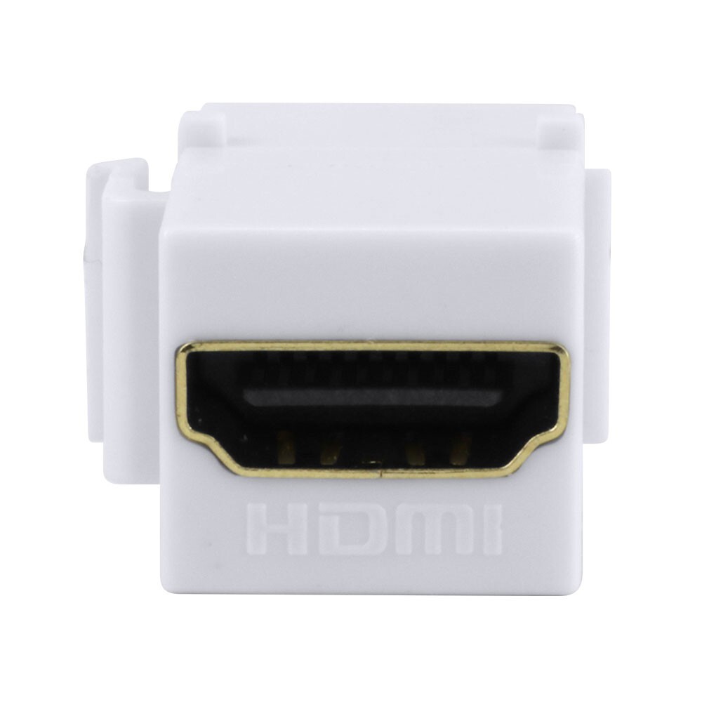 Construct Pro HDMI Keystone Jack Pass-Through Insert (White)