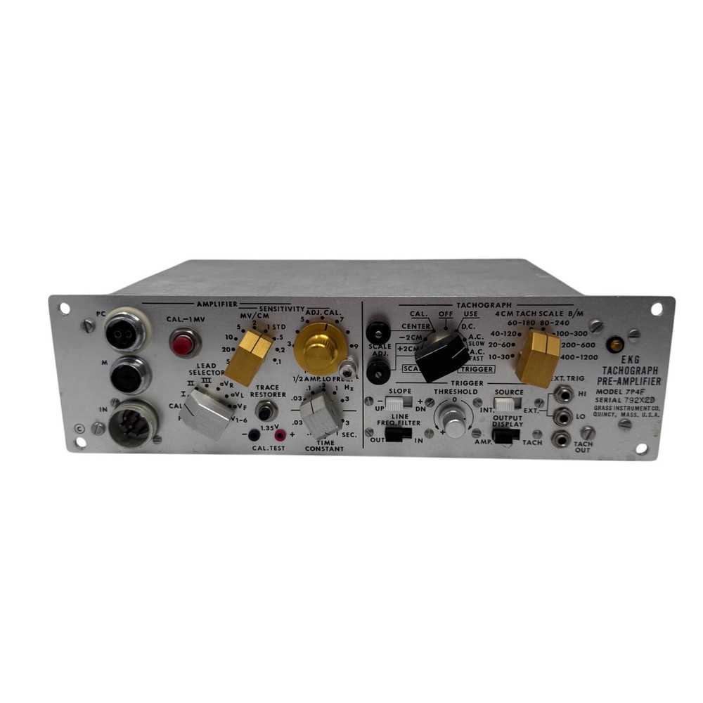 Grass 7P4F EKG Tachograph Pre-Amplifier – Grass Instruments