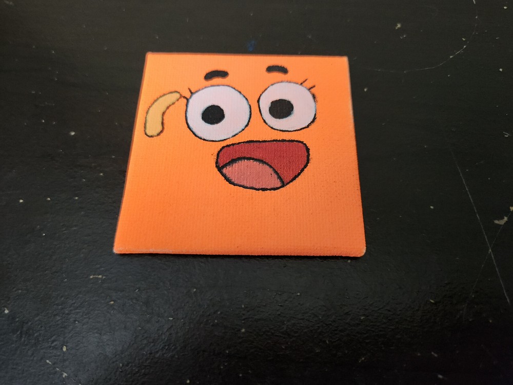 Handpainted Magnet Canvas Panel Darwin (*FAST SHIPPING!*)