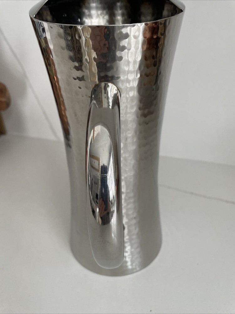 Myco Tableware Hammered Stainless Steel Water Pitcher