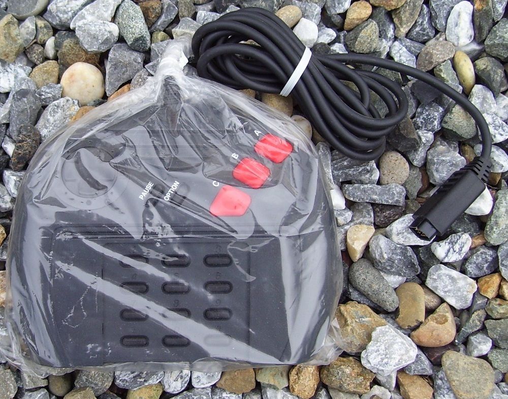 Atari Jaguar JOYSTICK CONTROLLER NEW Black Button NO Box