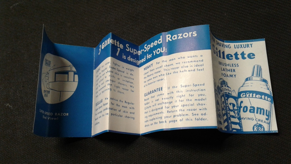 Gillette Red Tip Razor, B 4 Date Code, nice