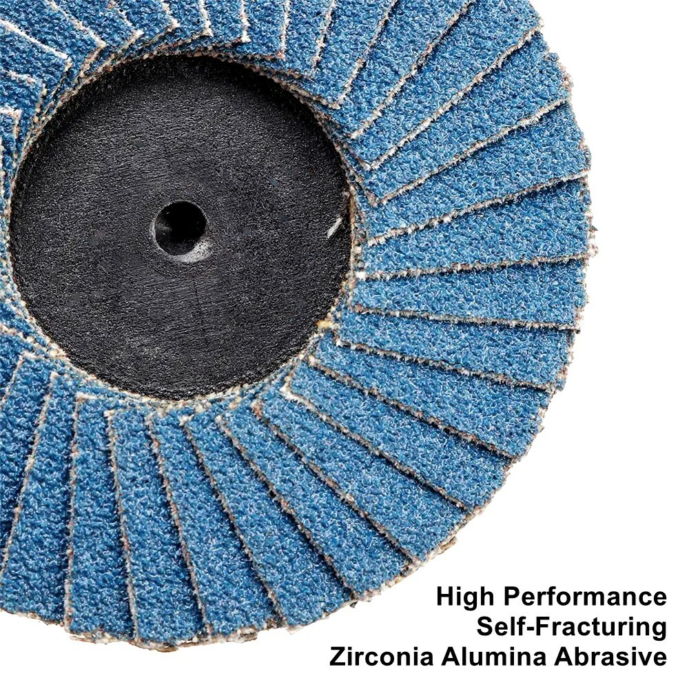 10PCS2in R-Type Roll Lock Flap Sanding Grinding Discs Wheels 120Grit Die Grinder
