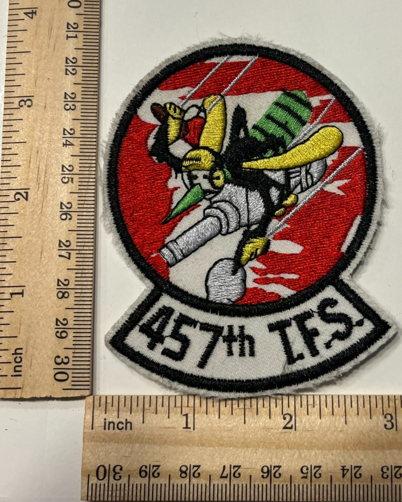 US AIR FORCE PATCH: 457th Tactical Fighter Squadron