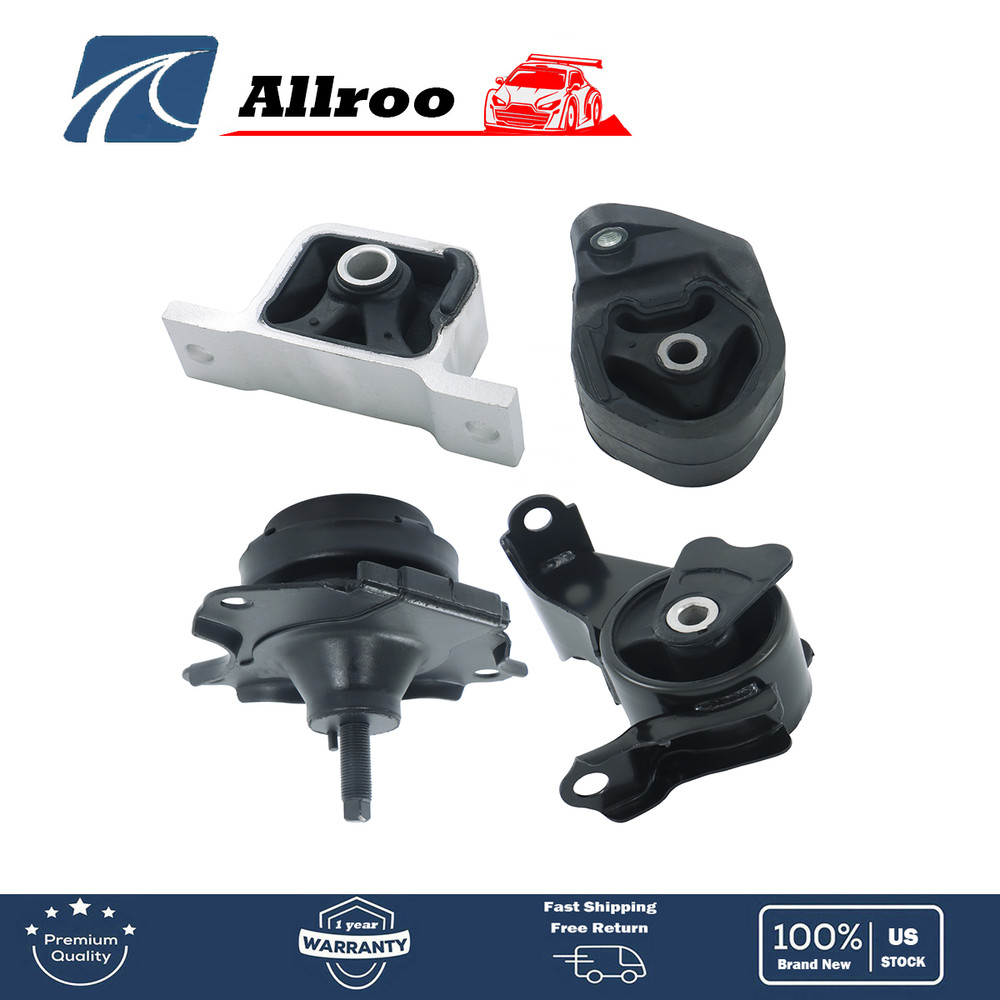 For Honda Element l4 2.4L 2003-2006 4Pcs Engine Motor & Automatic Trans Mount