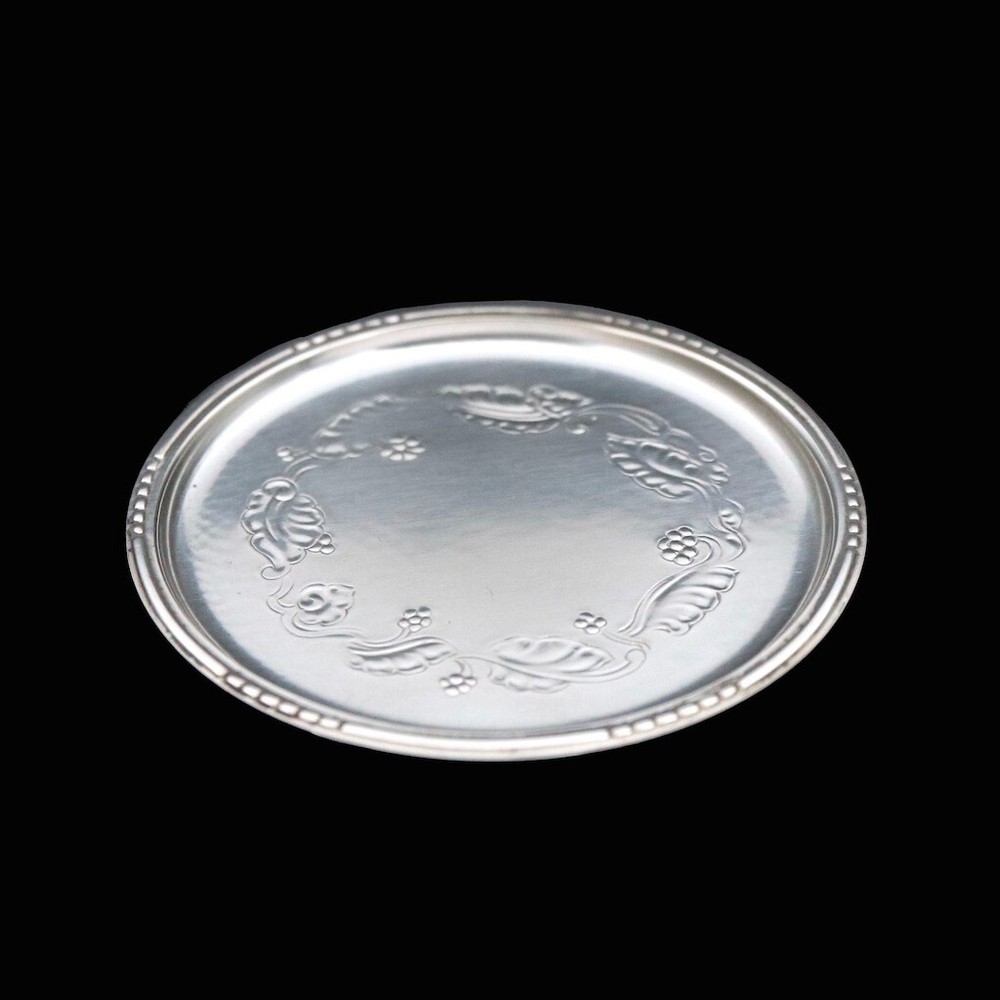 Georg Jensen. Sterling Silver Glass Coaster #51C - Oval.