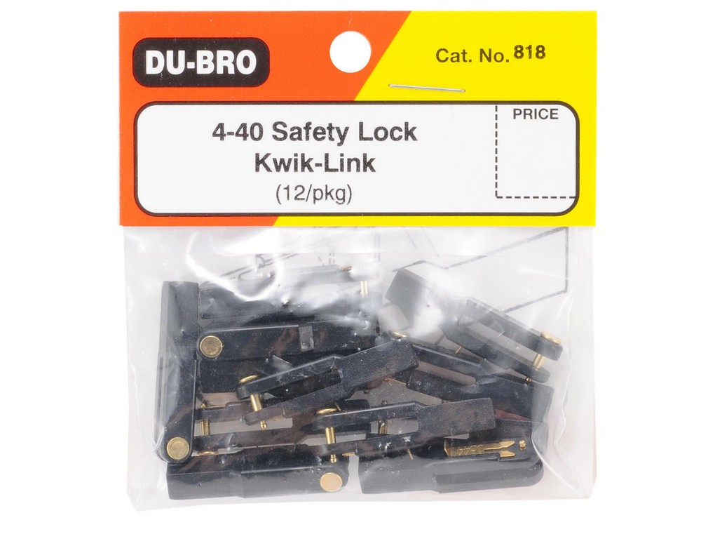 DuBro 4-40 Safety Lock Kwik Link (12) [DUB818]