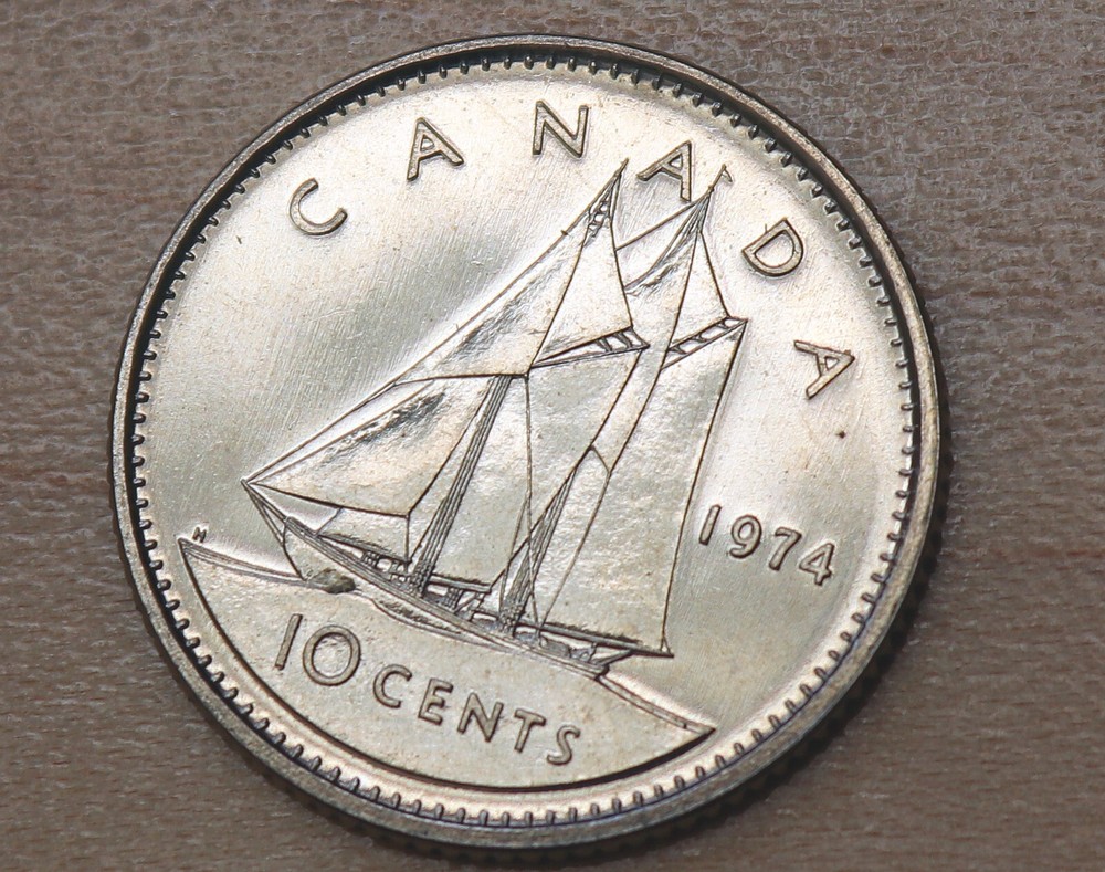 1974 Canada 10 Cents