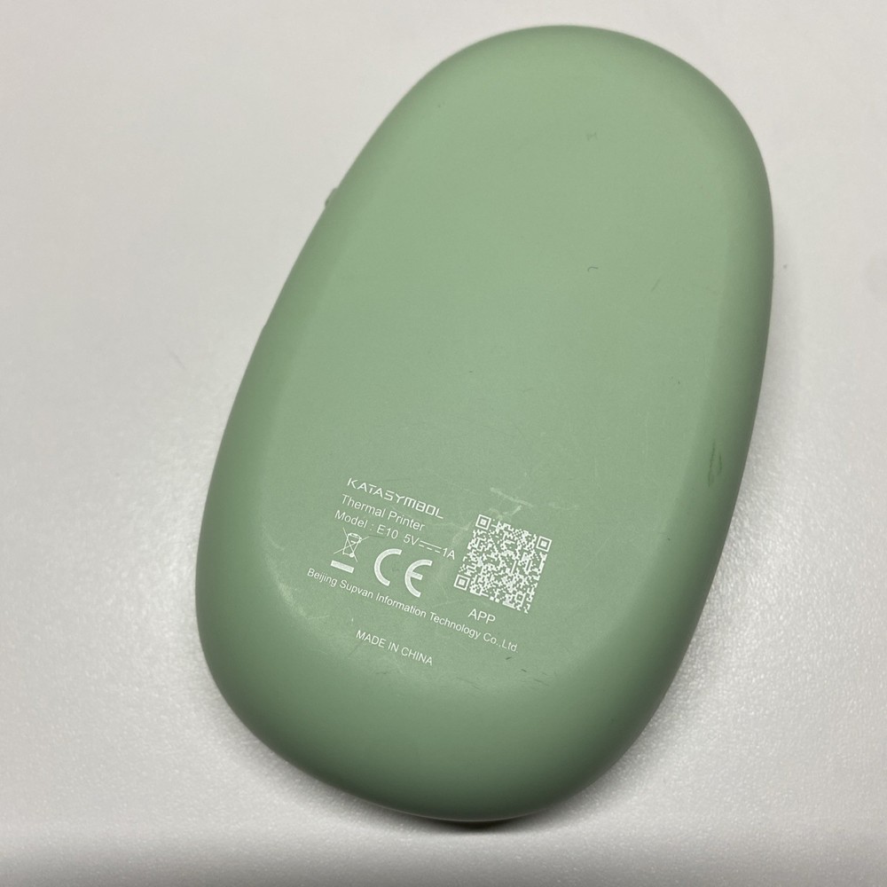 Supvan KATASYMBOL Bluetooth Label Maker E10 Thermal Green+case (without label)