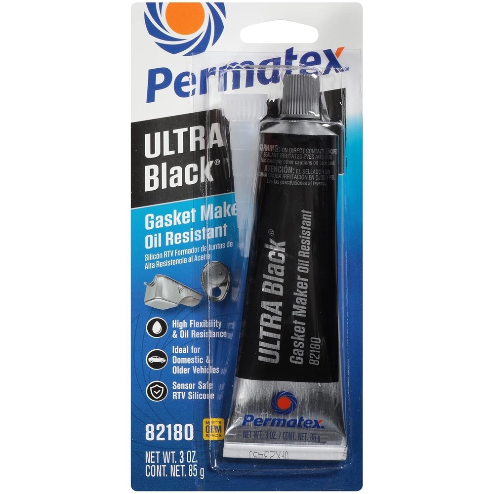 High Flex RTV Silicone Gasket Maker - Sensor Safe, 3 oz for Durable Applications