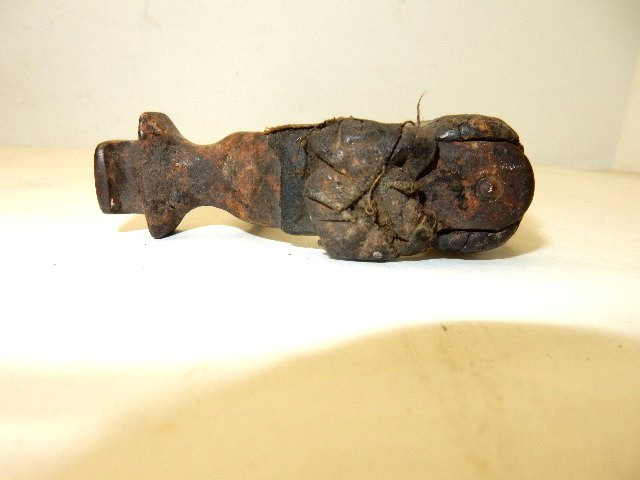 Antique Detachable Cast Iron/Wooden Handle