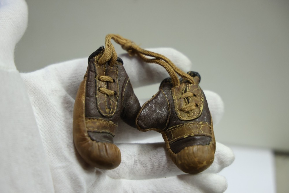 Antique Mini Leather Boxing Gloves