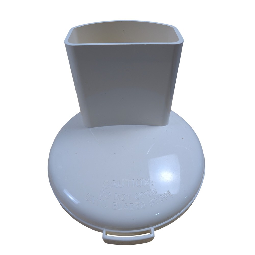 Sunbeam Oskar Food Processor Chopper White Vintage Model with Attachments