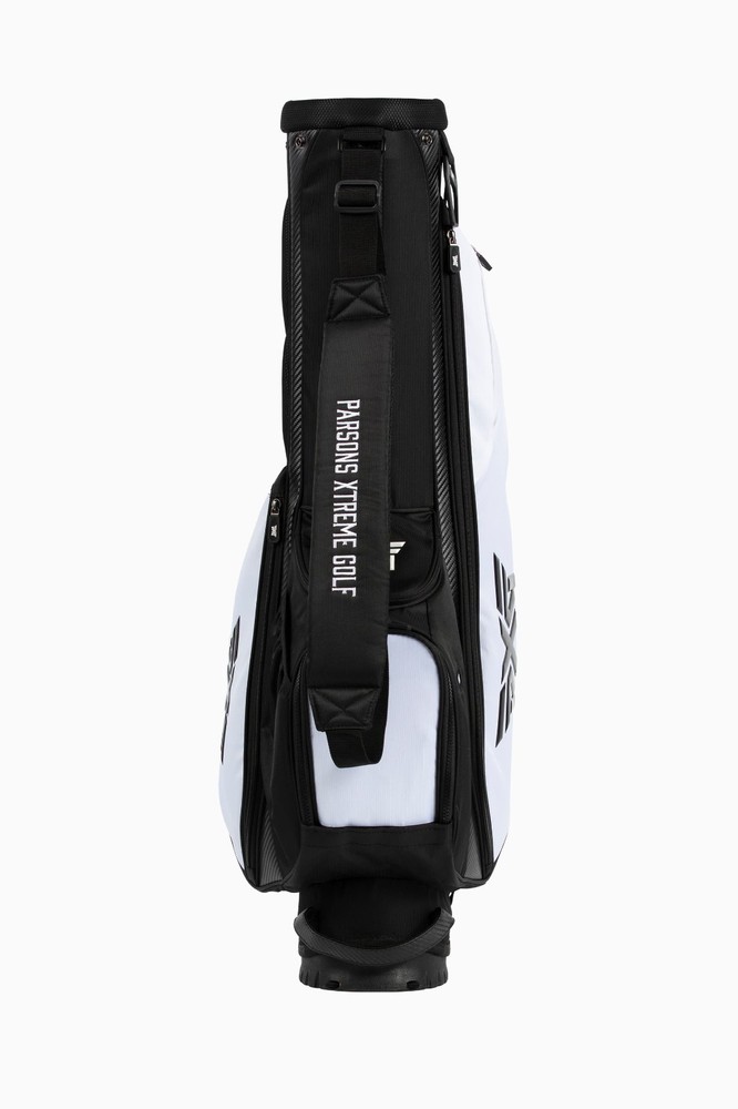 PXG Sunday Stand Bag - White/Black