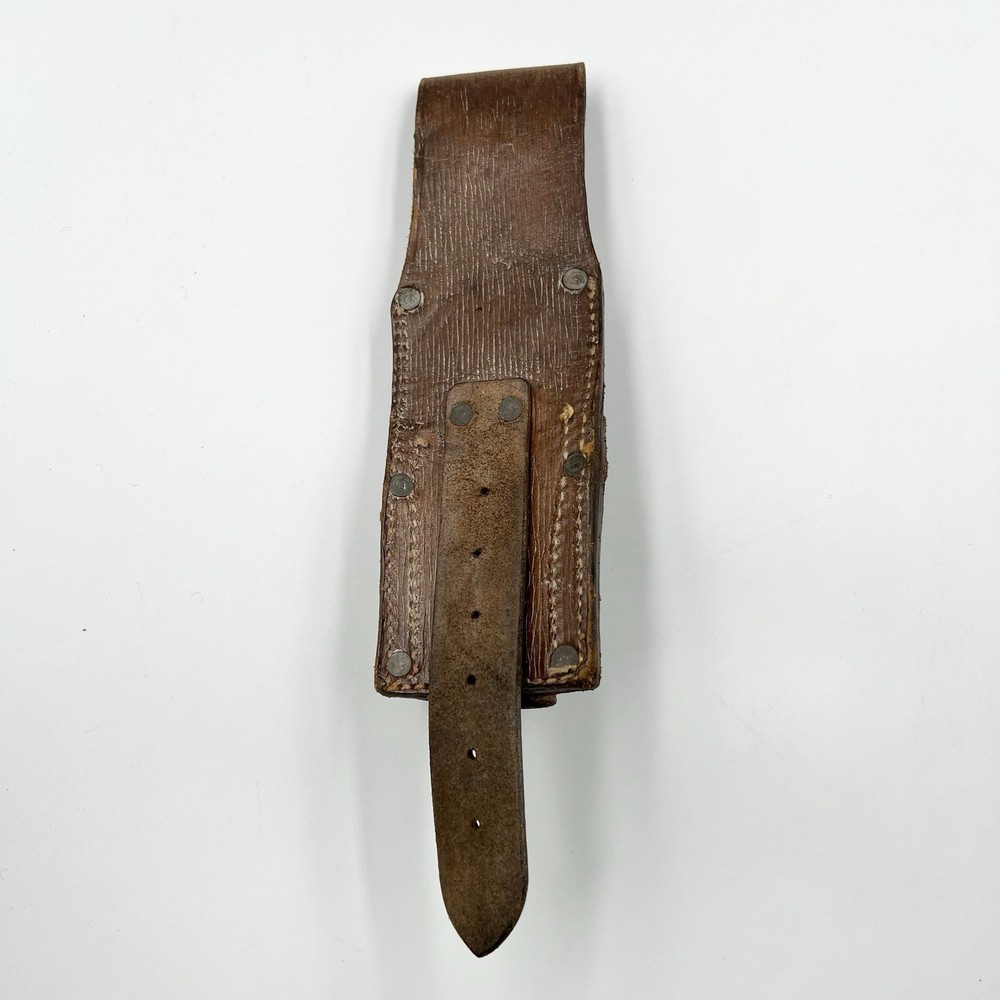 Genuine WW1 Pattern 1914 Leather Frog & Tab WD Marked