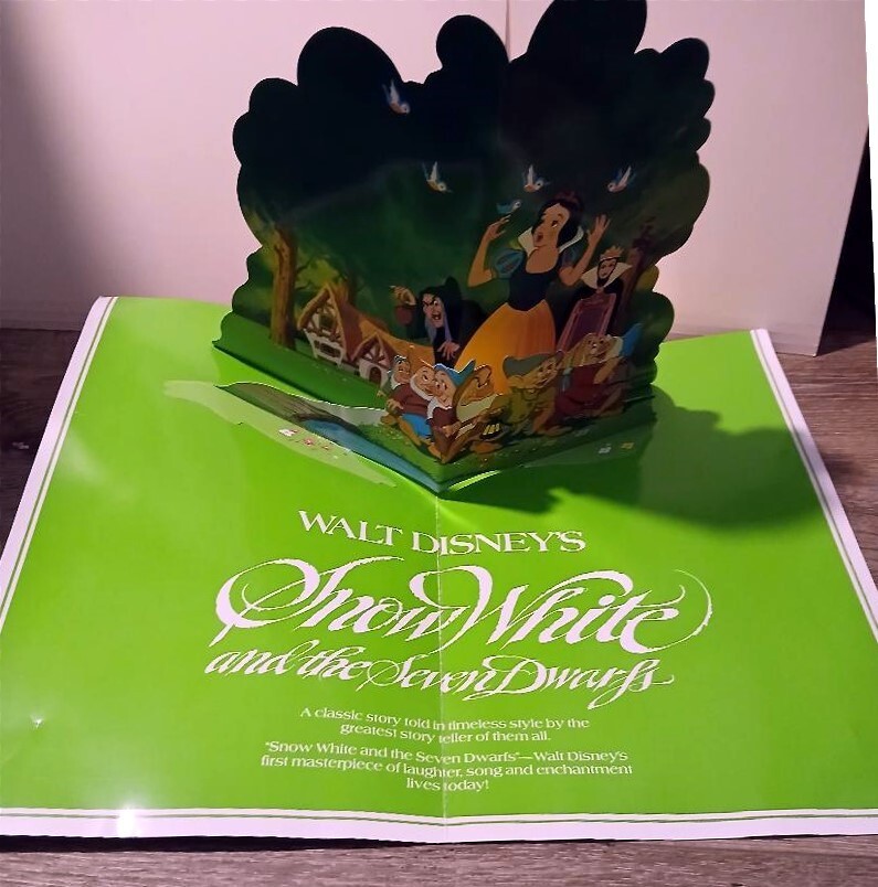 Snow White - Pop-Up - Folder - WDP - 1987