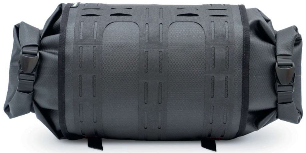 USWE Roll-Top + Holster Handlebar Bag Black