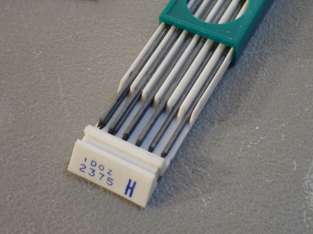 42x Eagle Turquoise Drawing Leads, E0 E1 F H, Mars Erasers