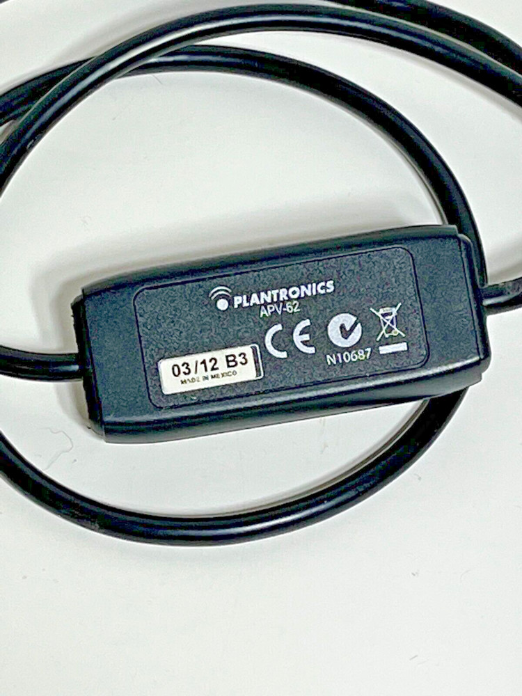 Plantronics APV-62 Electronic Hook Switch EHS Adapter