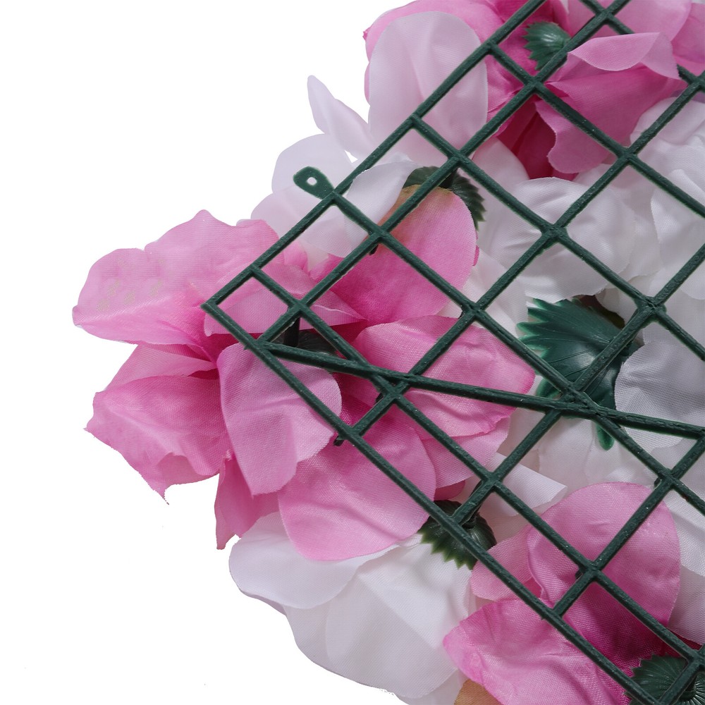 6 PCS Artificial Hydrangea Flower Panel Wedding Party Background Wall 60cm*40cm