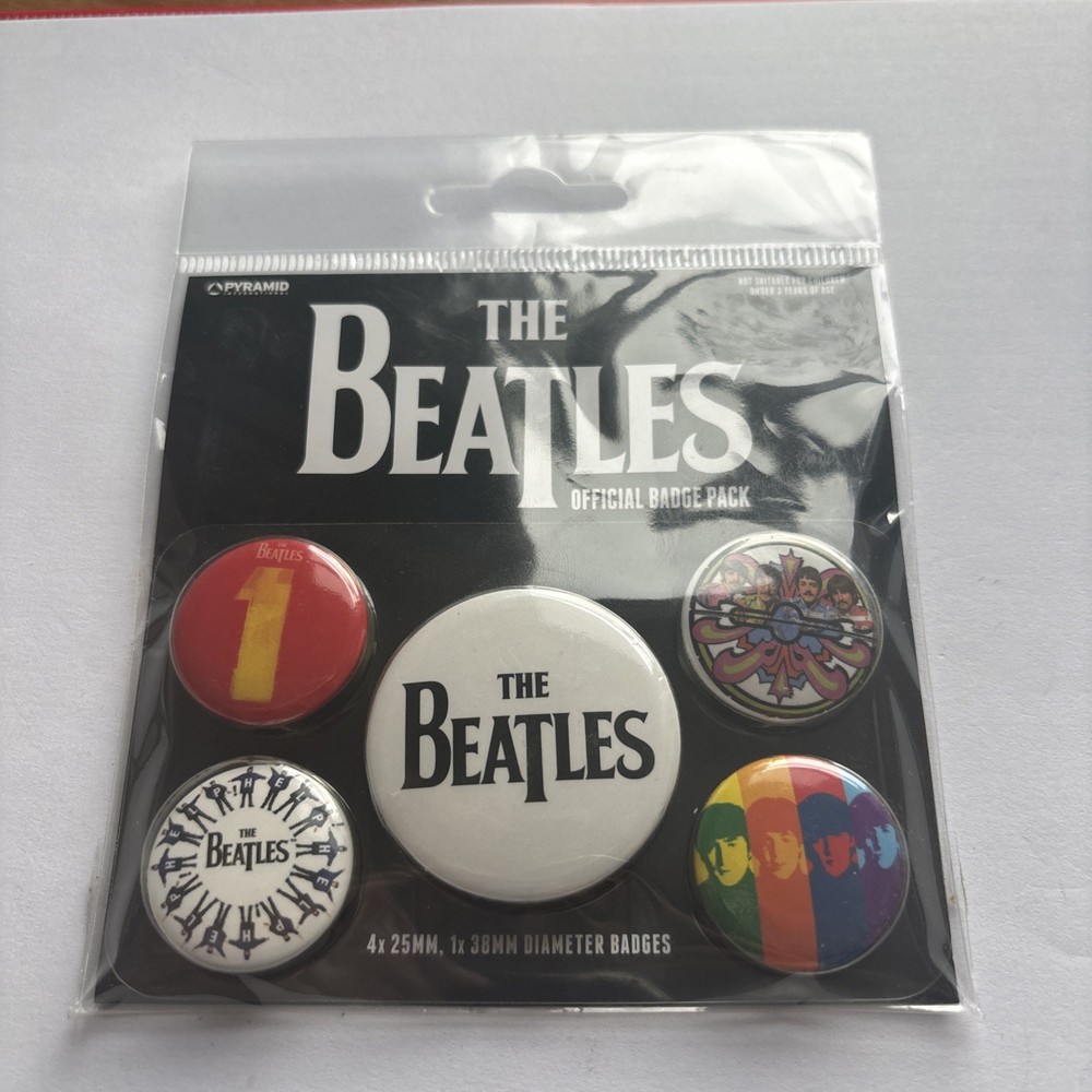 The Beatles Official Badge Pack.
