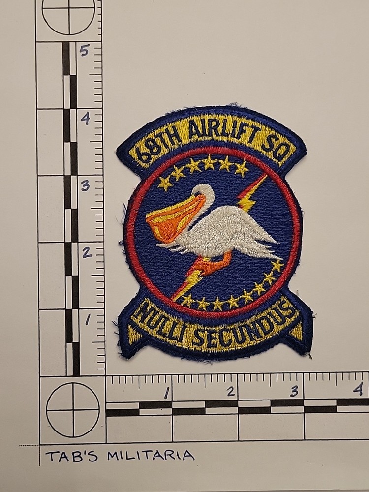 USAF Original Air Force 68th Airlift Squadron Patch B0021