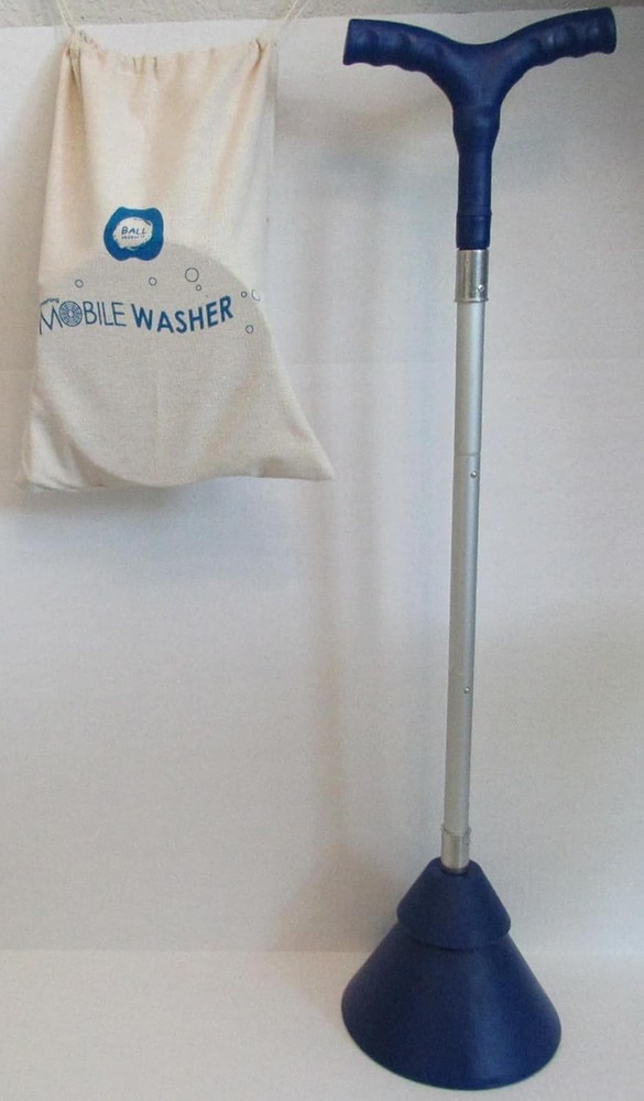 Durable Hand-Powered Clothes Washer with Riveted Threads - Eco-Friendly Solution