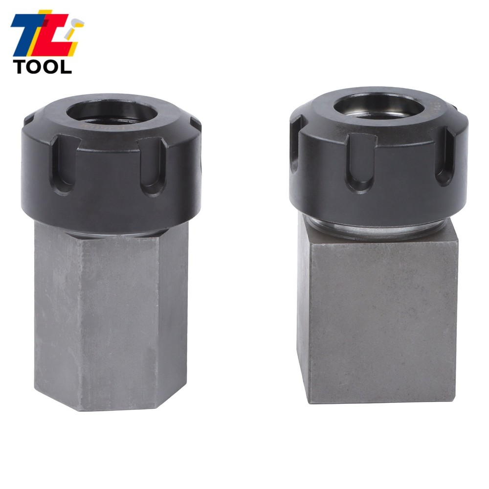 Precision ER-25 Collet Block Set Hex and Square 2-Piece Combo