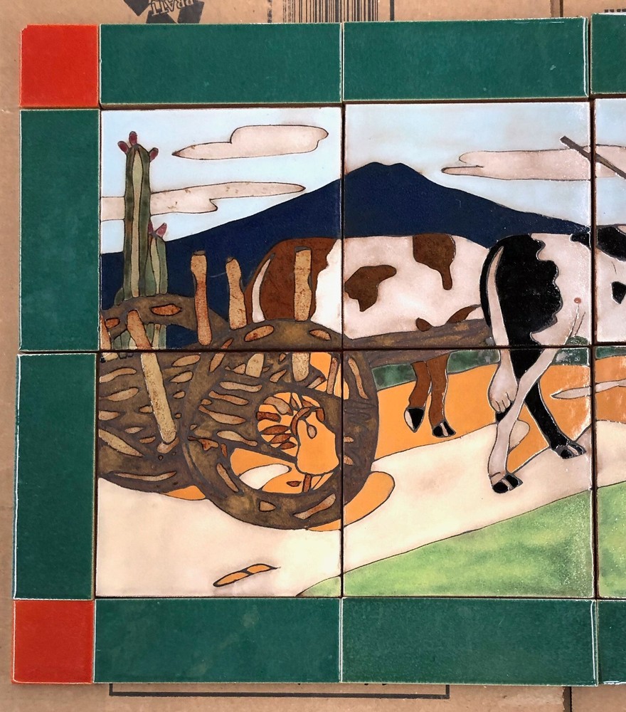 Lamosa Scenic Tile Panel Vintage Mexico