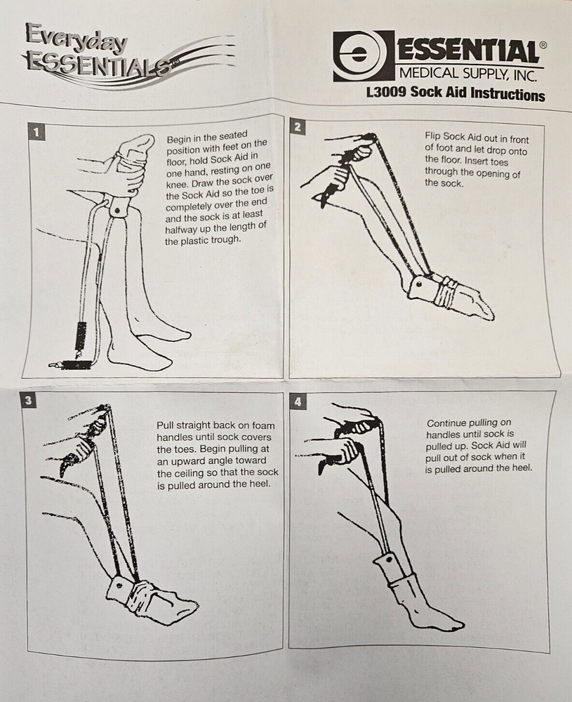 Sock Aid by Essential Medical Supply avoid bending