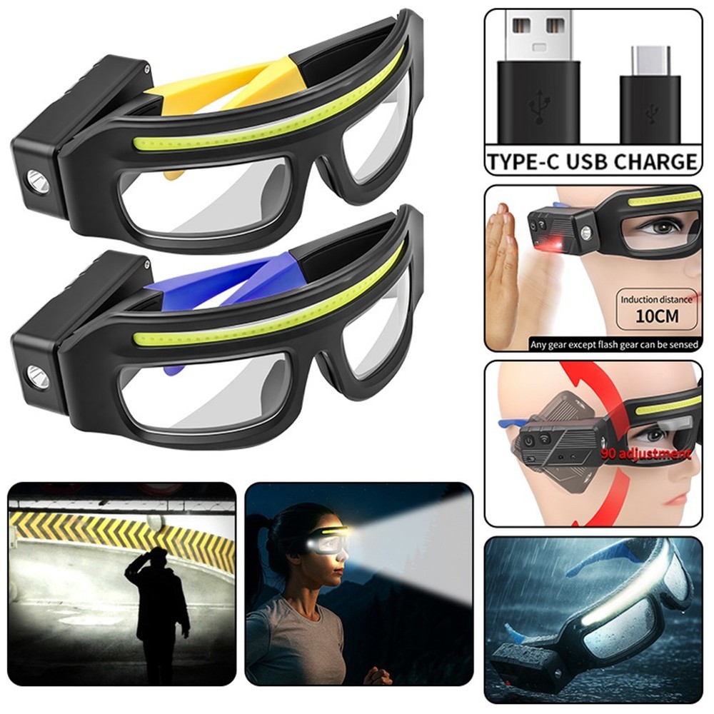XTE Multifunction Glasses Lamp Ultra Light Sensor Control Rechargeable1230