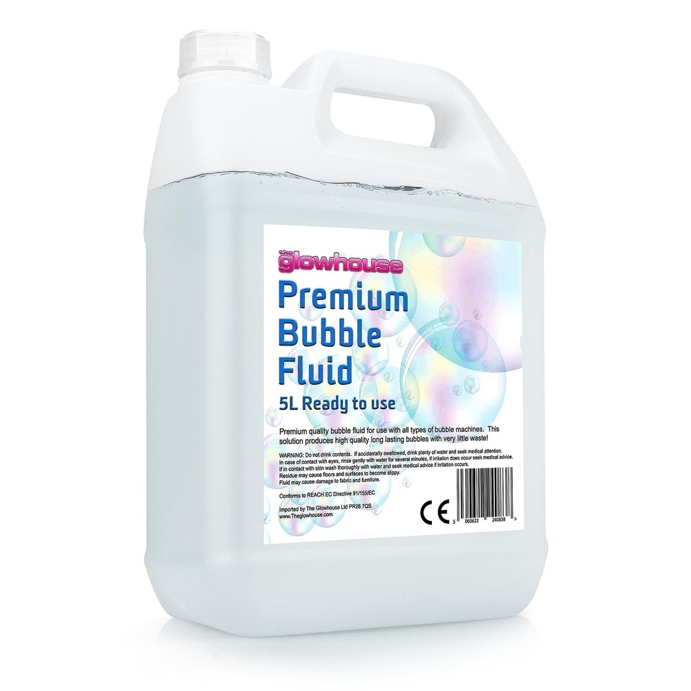 Premium Bubble Solution 169 oz – Non-, Ready-to-Use Bubble Fluid for & Adults...