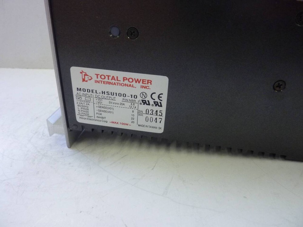 HITRON ELECTRONICS Power Supply HSU100-10 Used #7676
