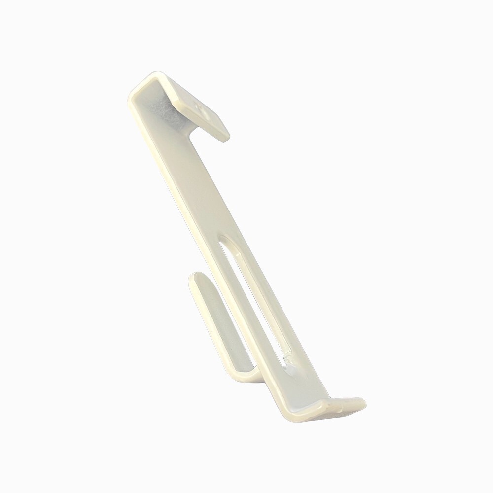 100 Pieces White Gridwall Utility Hook For Grid Panel Display - Picture Notch