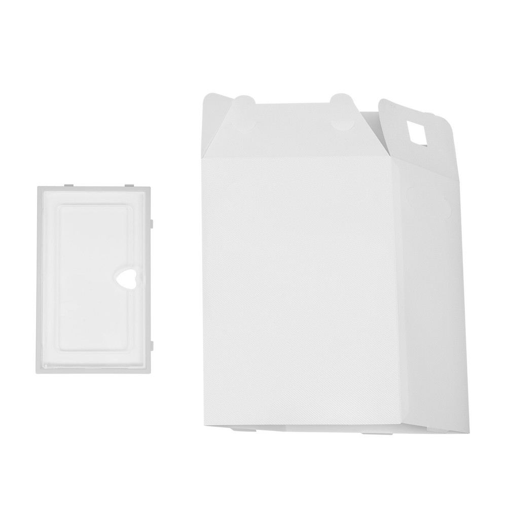 20pcs Foldable Plastic Transparent Shoe Box Storage Clear Organizer Stackable US