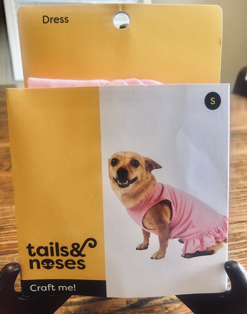 Tails & Noses Pet Pink Basic Dress Small