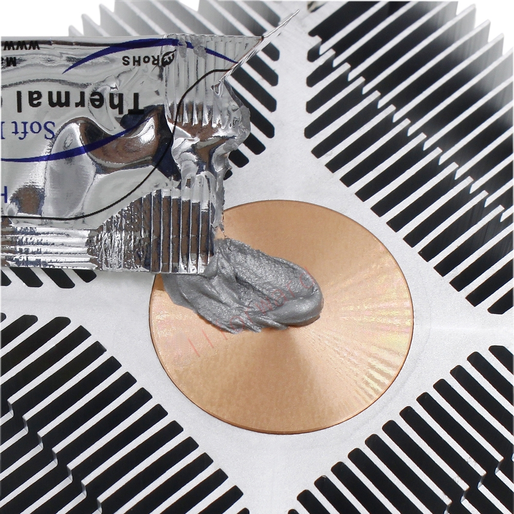 50x 0.5g Silver Soft pack Silicone Thermal grease paste For CPU GPU LED Chipset