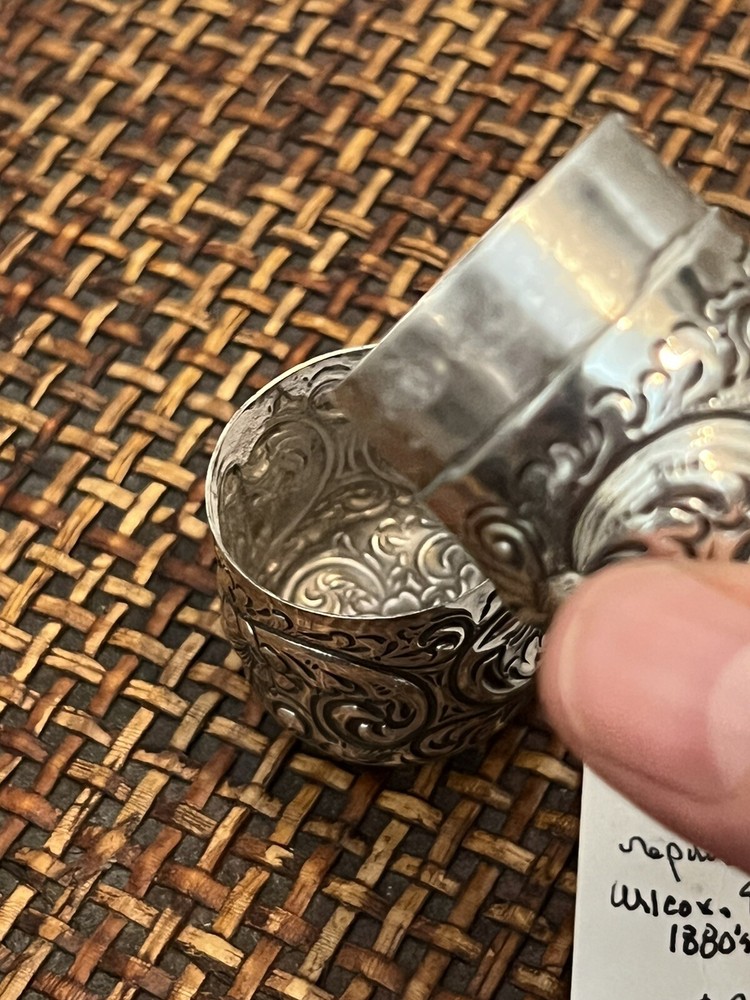 Sterling Tooth Powder Box Repousse 1880's
