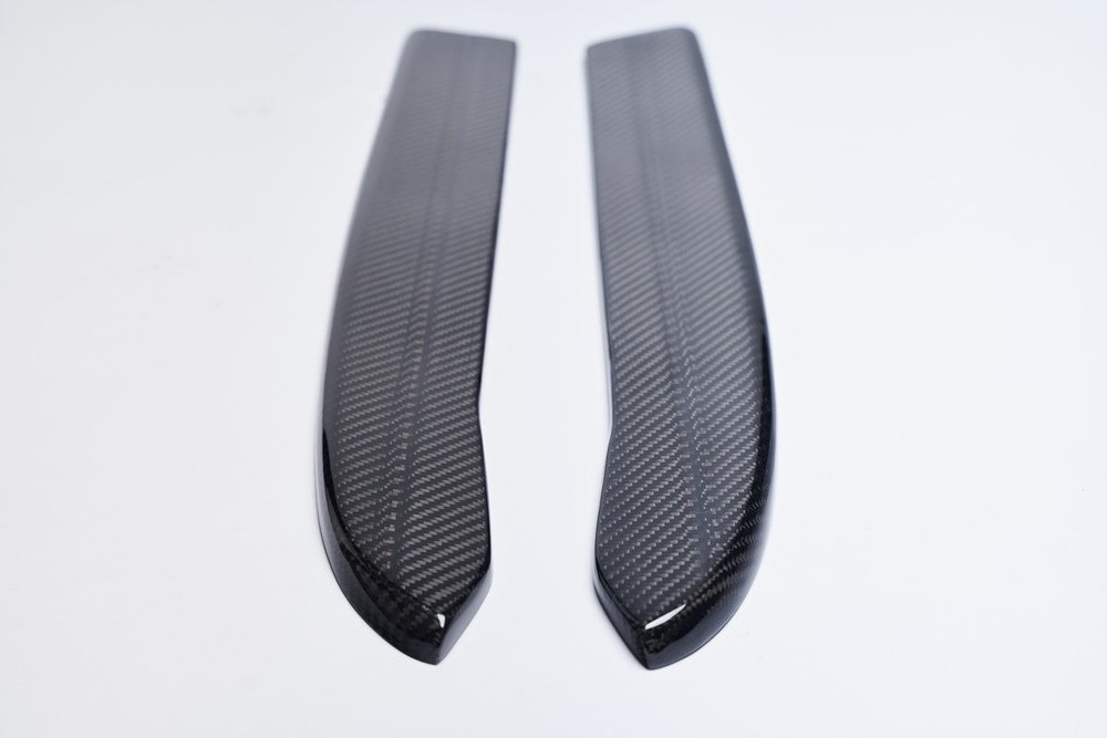 For 3 E92 E93 M Sport Rear bumper Side Splitters flaps CARBON