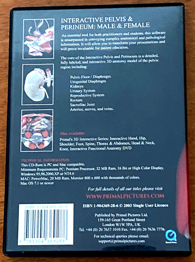 Primal 3D Interactive Anatomy/Functional/ Sports COMPLETE ALL 14 CD-ROMS PC MAC