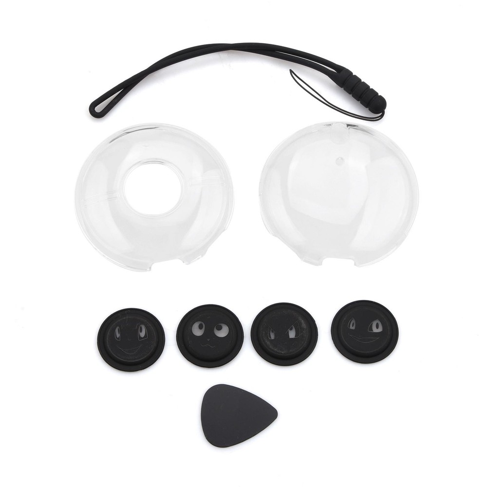 Anti-scratchPC Protective Case Adhesive PadsHand Strap Set for Pokémon GO Plus+