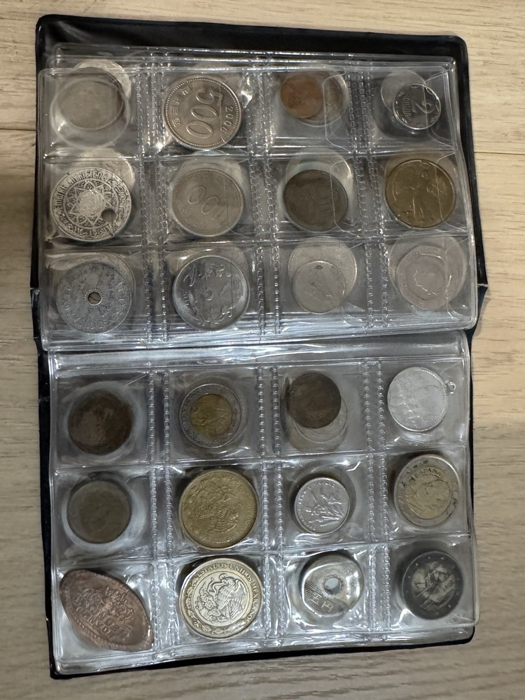 Foreign Coins Mixed Lot Book