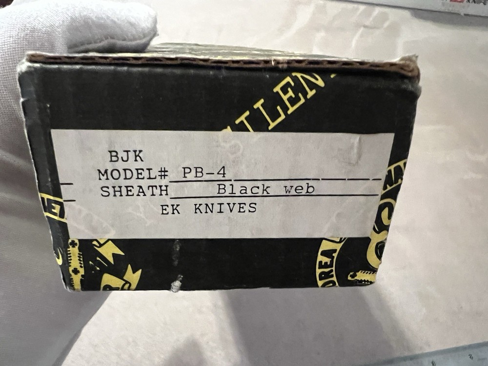 John EK Model PB-4 Commando Knife In Original Box NOS PB4
