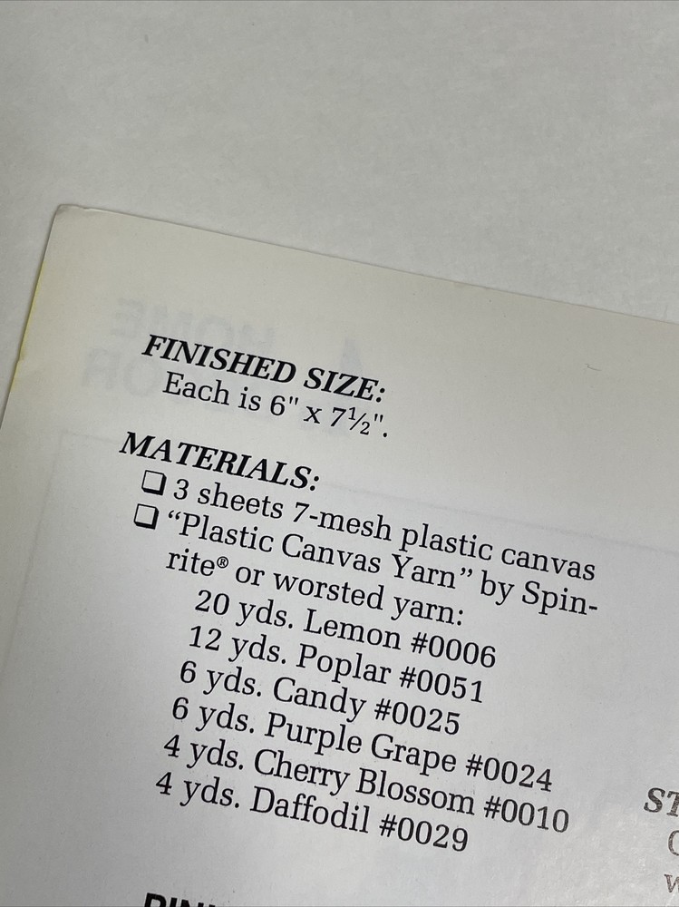 Wall Vases 3 Designs Annie's Plastic Canvas Pattern