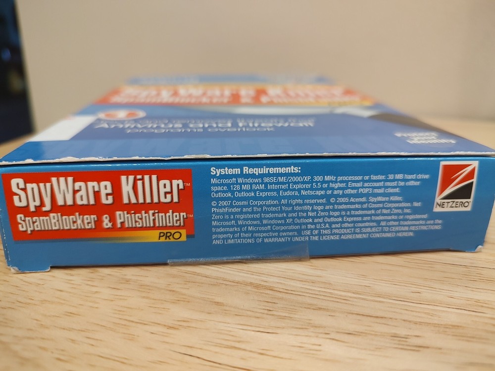Cosmic Spyware Killer Spamblocker Phishfinder