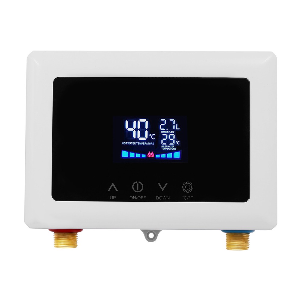 3kW LED Display Instant Boil Electric Mini Tank Hot Water Heater Compact Storage